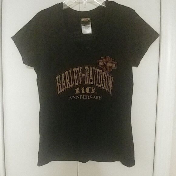 Harley Davidson‎ Anniversary Short Sleeve T-Shirt Size S - Picture 1 of 7